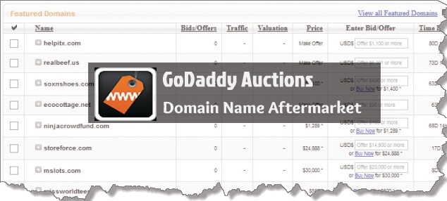 godaddy park domain earn money