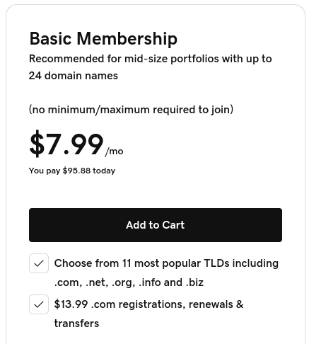 GoDaddy Discount Domain Club – Get Domains At Lowest Prices