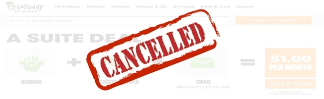 How to Cancel a Product or Service at GoDaddy?