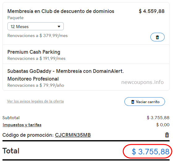 50% OFF GoDaddy Discount Domain Club Coupon November 2025