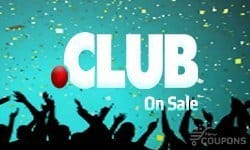 Domain.Com promo code for the .CLUB domain just $1.49 domain-club-sale