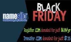 NameSilo Black Friday Coupons: Discount for .Com domains namesilo-coupon-blackfriday