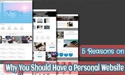 5 Reasons on Why You Should Have a Personal Website 5 reasons create a blog