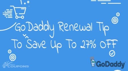 godaddy tip to save 27% renewal