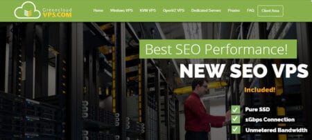greencloudvps website