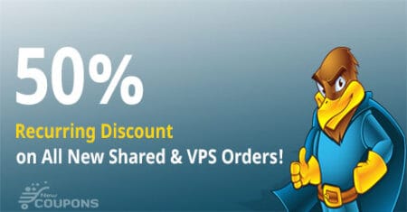 hawkhost 50% coupon for life