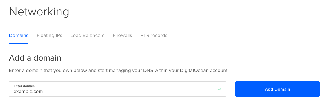 How to point a GoDaddy Domain to a DigitalOcean Droplet?