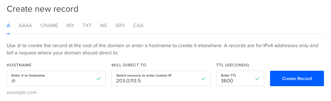How to point a GoDaddy Domain to a DigitalOcean Droplet?