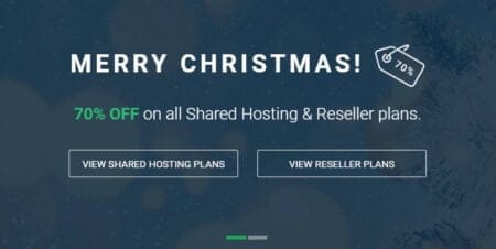 Merry Christmas! StableHost Discounts 70% Off on all Shared Hosting & Reseller Plans Stablehost 70 off Merry Christmas Deal