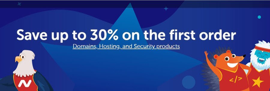 Namecheap First Order Coupon For Save 30% Off