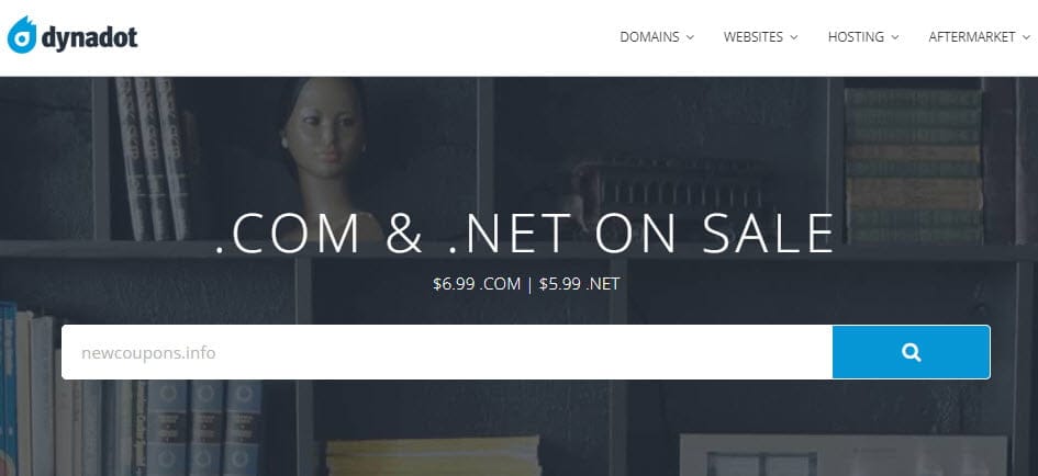 Dynadot &#8211; Register .COM For $6.99, .NET For $5.99 &#8211; No Limits!