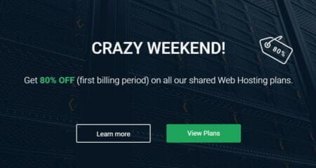 StableHost Crazy Weekend Sale! 80% OFF Web Hosting 80% OFF Stablehost Crazy Sale