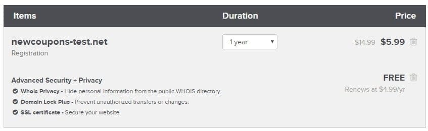 Name.Com – $5.99 .NET Domains With Free Whois Privacy