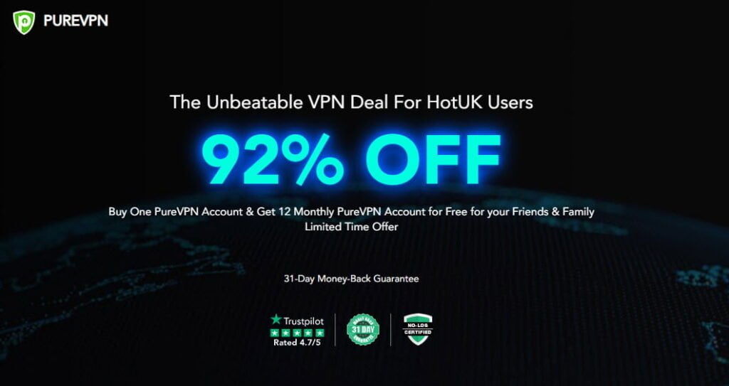PureVPN Promo For 92% OFF &#8211; $0.88/Mo &#8211; $52.8/5 Years
