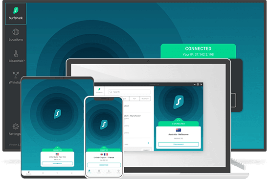 SAVE 75%! SurfShark VPN 1 Year Plan For Just $35.94