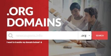 domain.com .org coupon for $6.74