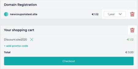 gandi free .site domain
