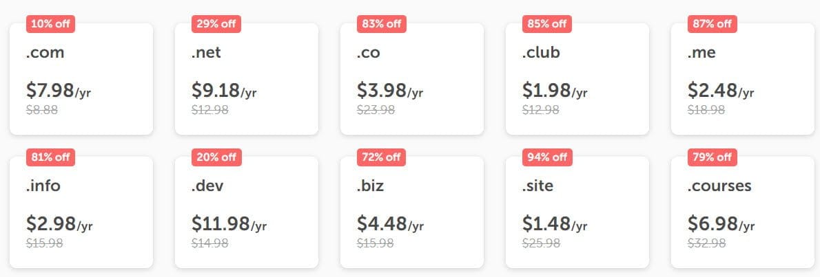 NameCheap 2021 Back To School Sale – Up To 94% OFF