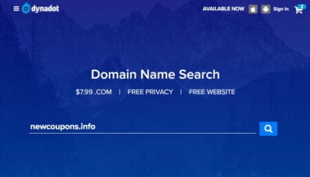 Dynadot New Offers – .COM For $7.99 & .NET For $5.99 dynadot com net coupon