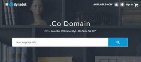 Dynadot – $2.85 .CO Domain Registration – Free Privacy dynadot $2.85 .co sale