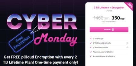 pCloud Cyber Monday Lifetime Deal 2021