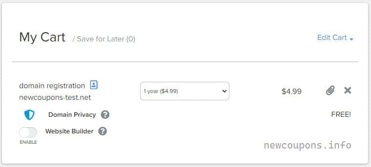 Dynadot Flash Sale! .NET Registration For $4.99 / Free Privacy