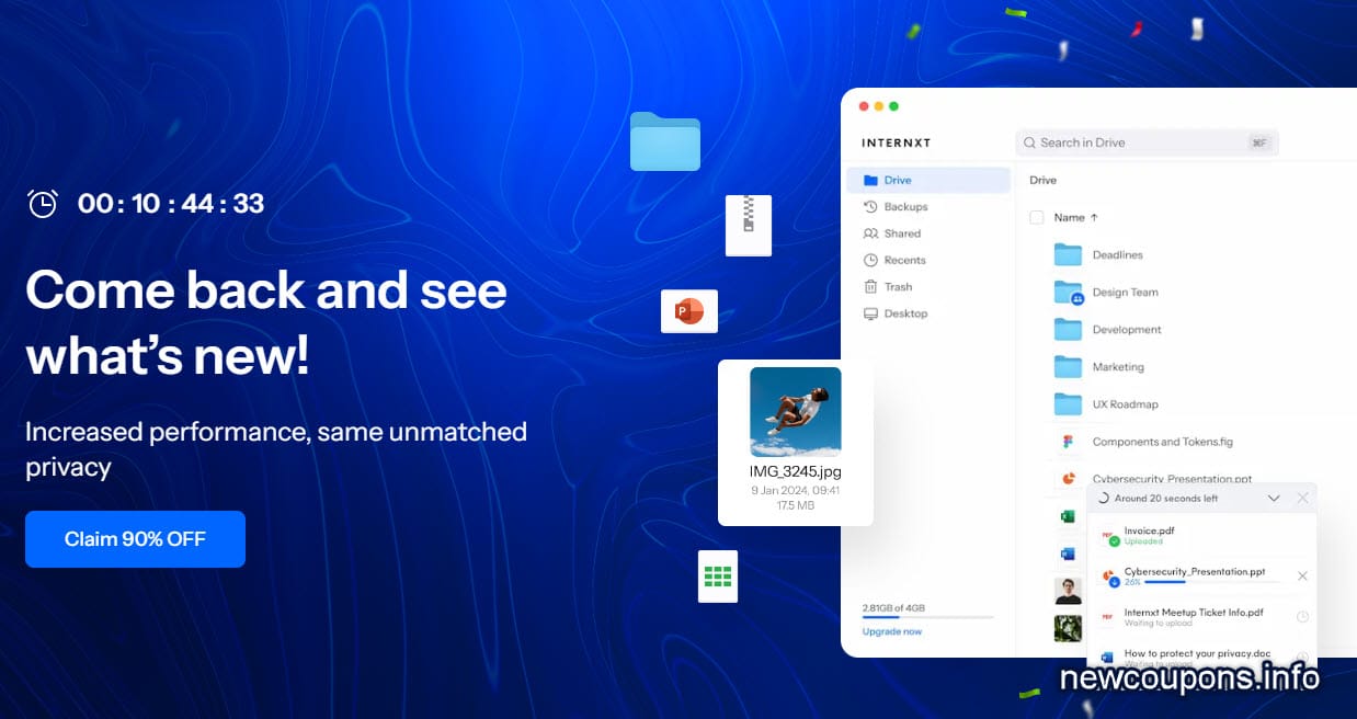 91% OFF Internxt Promo Code – Lifetime Deal in October 2025