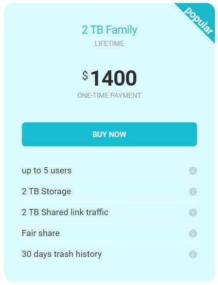 pCloud Family Lifetime & Encryption For 78% OFF