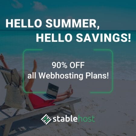 Stablehost Summer Sale – Save 90% On Web Hosting (Free Domain) stablehost summer sale 90 off web hosting