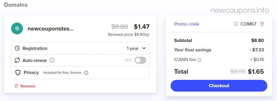 Spaceship &#8211; Get .COM Domain For $2.88 (Free Privacy)