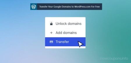 Transfer Your Google Domains to WordPress.com For Free Transfer Your Google Domains to WordPress.com For Free