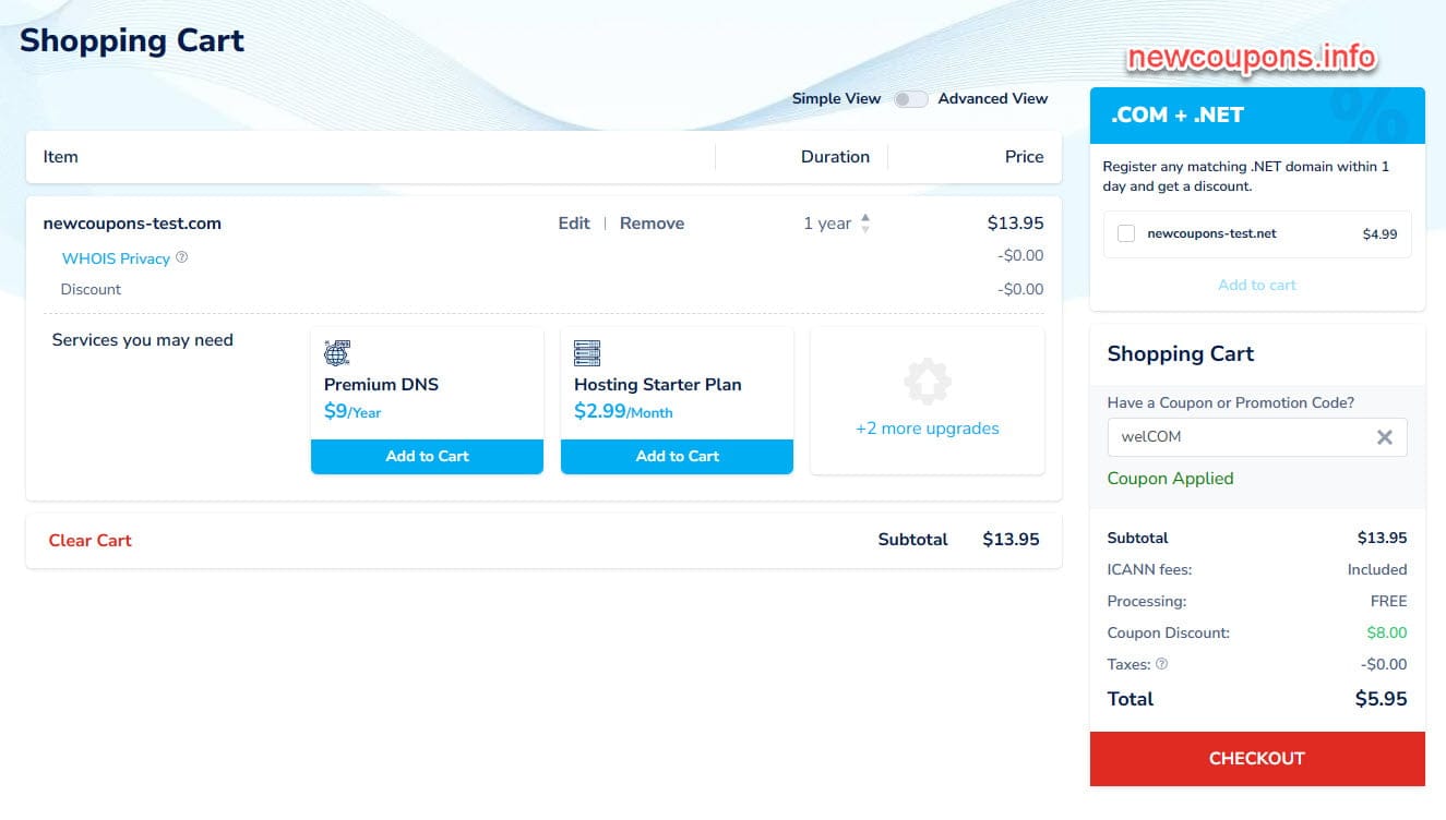 NameSilo &#8211; Grab a .COM for $5.95 with free Whois Privacy!