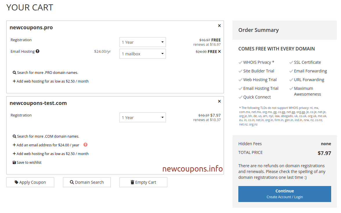 Porkbun Holiday Domain Sale – Get .COM Domain For $7.97