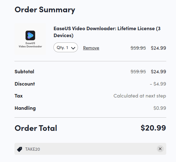 Get EaseUS Video Downloader Lifetime License For $20.99