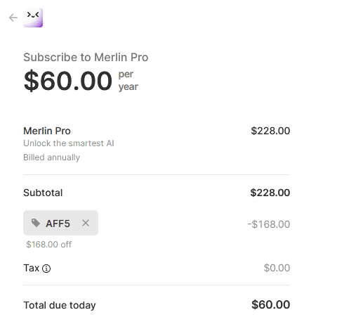 82% OFF Merlin AI Unlimited Promo Code in October 2025