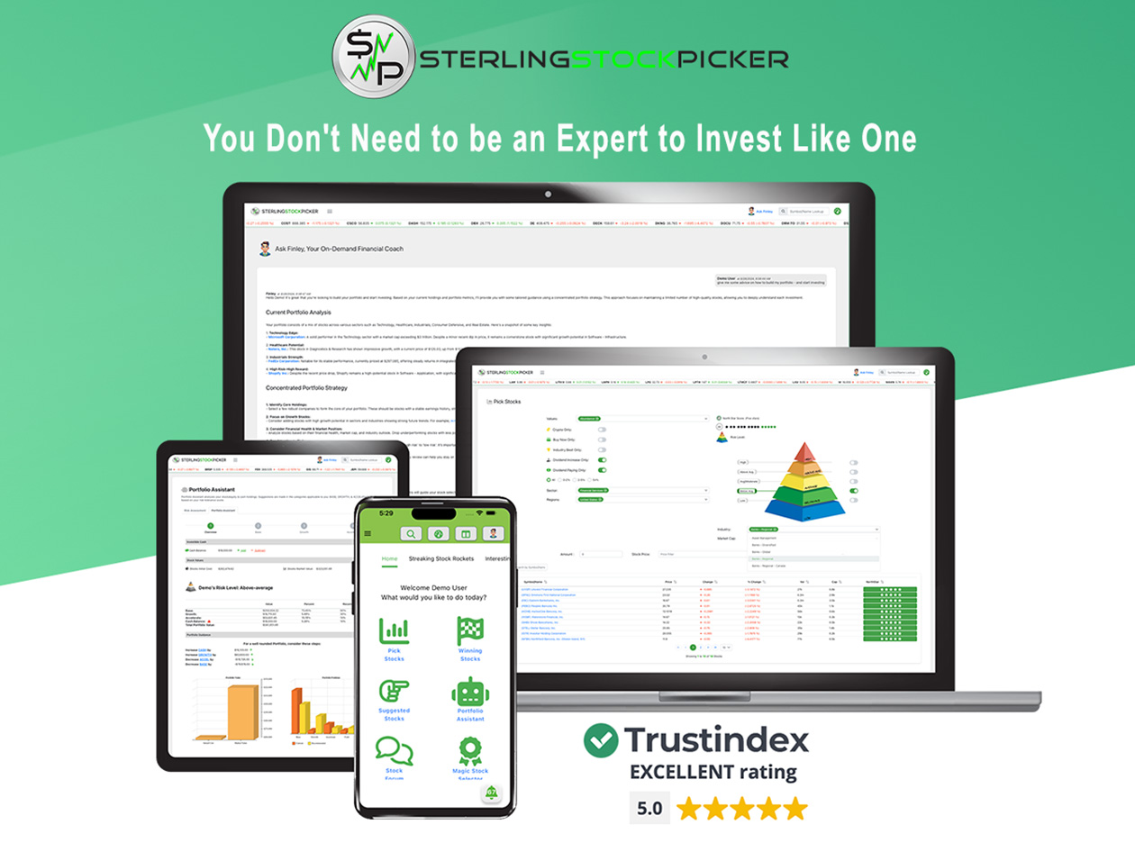 89% OFF Sterling Stock Picker Lifetime Deal June 2025