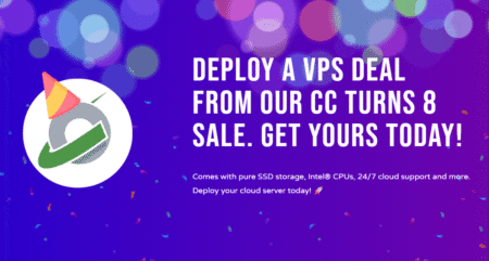 CloudCone 8th Birthday Sale
