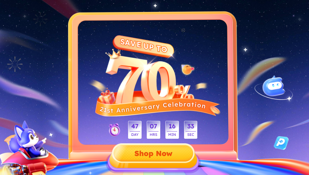 EaseUS 21st Anniversary Sale: Get 70% Off Premium Software