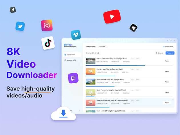 SurFast Video Downloader Coupon: Save 70% on Lifetime plans