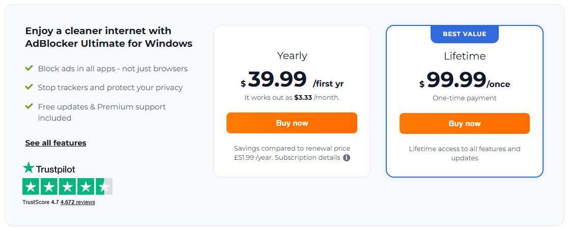AdBlock Ultimate Discount Code: Save 50% in September 2025