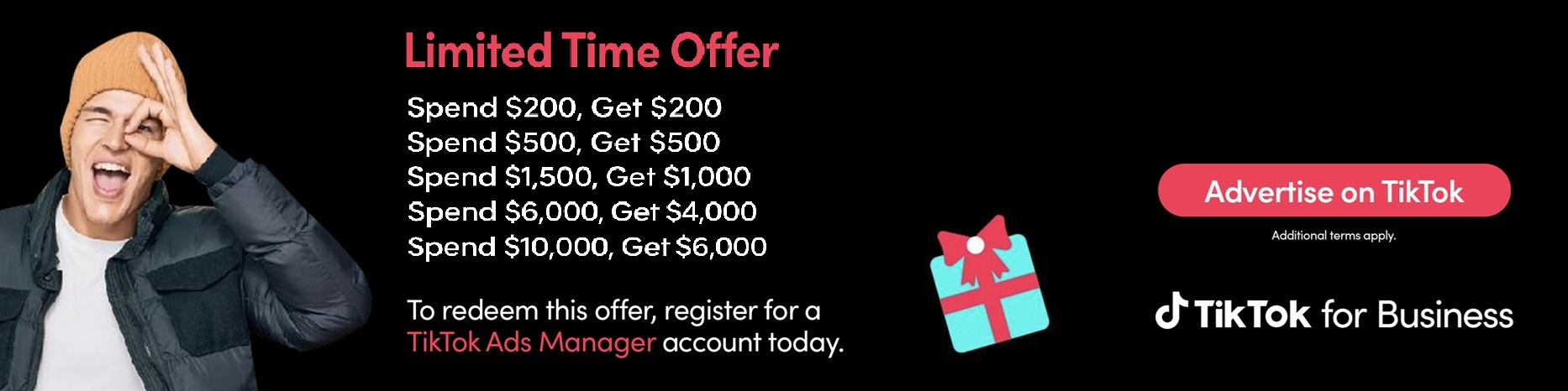 TikTok Ads Credit: Get $6,000 Bonus Credit in September 2025