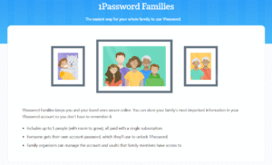 Enjoy a free 1-year subscription to 1Password Families