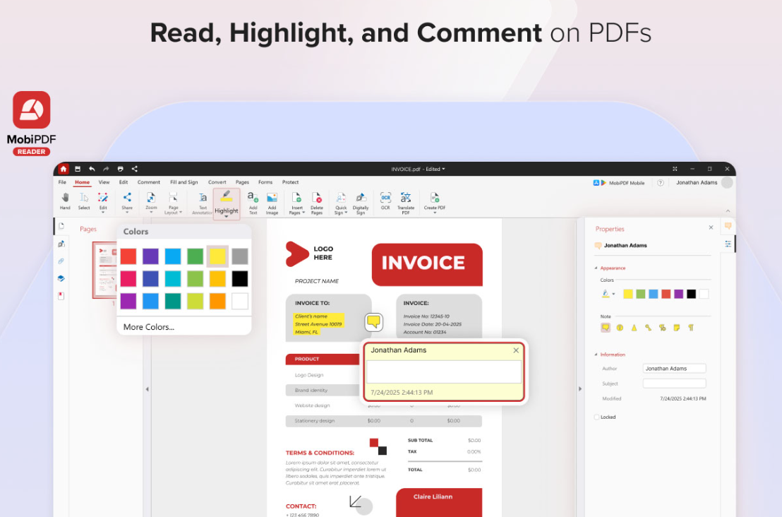 MobiOffice Premium Lifetime deal for $21 (One-time payment) MobiOffice Discount Code: 84% off Lifetime plan Oct 2025