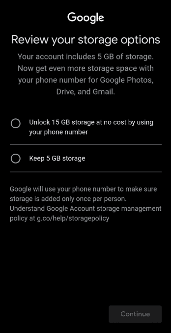 Google Update: New Accounts Get Only 5GB Free