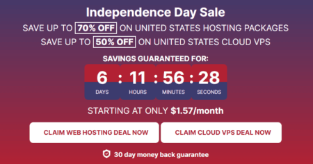 HawkHost 4th Of July Deals: 70% Off Hosting – 50% Off VPS HawkHost Independence Day Sale 2026