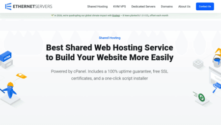 ethernetservers web hosting