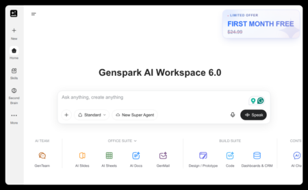 Genspark AI: Get Plus Monthly for Free + 10,000 credits get genspark plus free