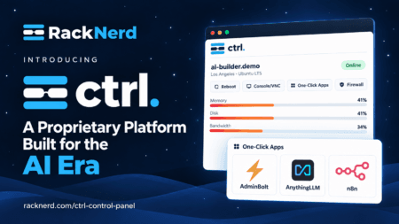 Racknerd launches its own modern VPS control panel: CTRL racknerd ctrl vps control panel