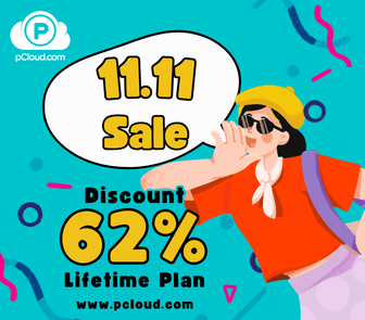 pCloud Singles Day Deal: Get 62% off on 500Gb, 2 TB, and 10 TB Lifetime plans.